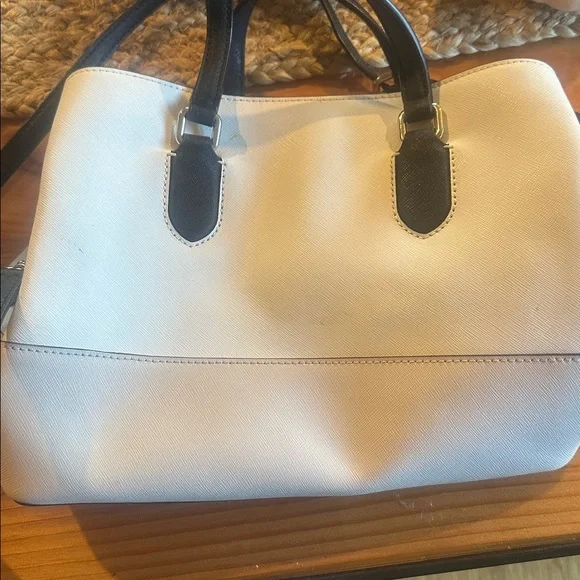 Kate Spade White Nude and Black Tote - Picture 5 of 7